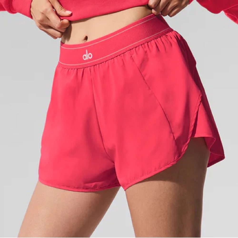 Alo Candy Red Match Point Short - Picture 4 of 5